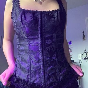 Y2k fredericks of hollywood corsette top